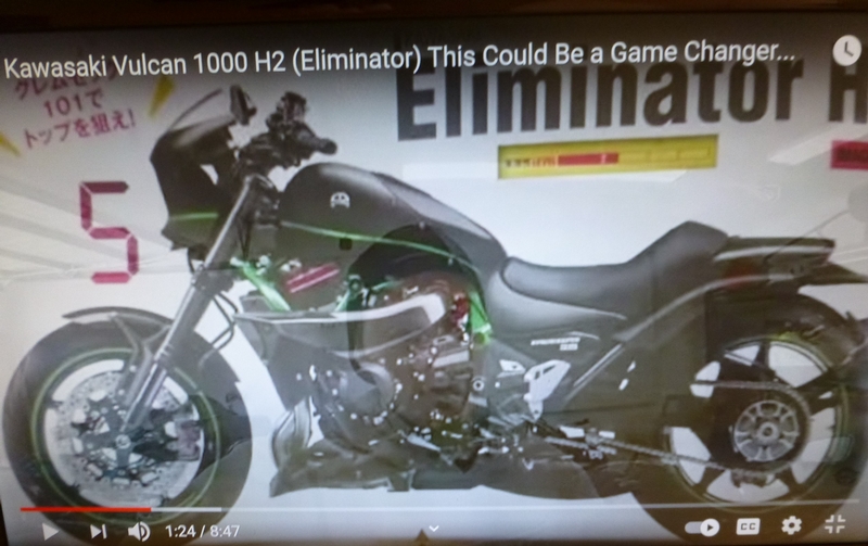New Kawasaki 1000 H2 Eliminator